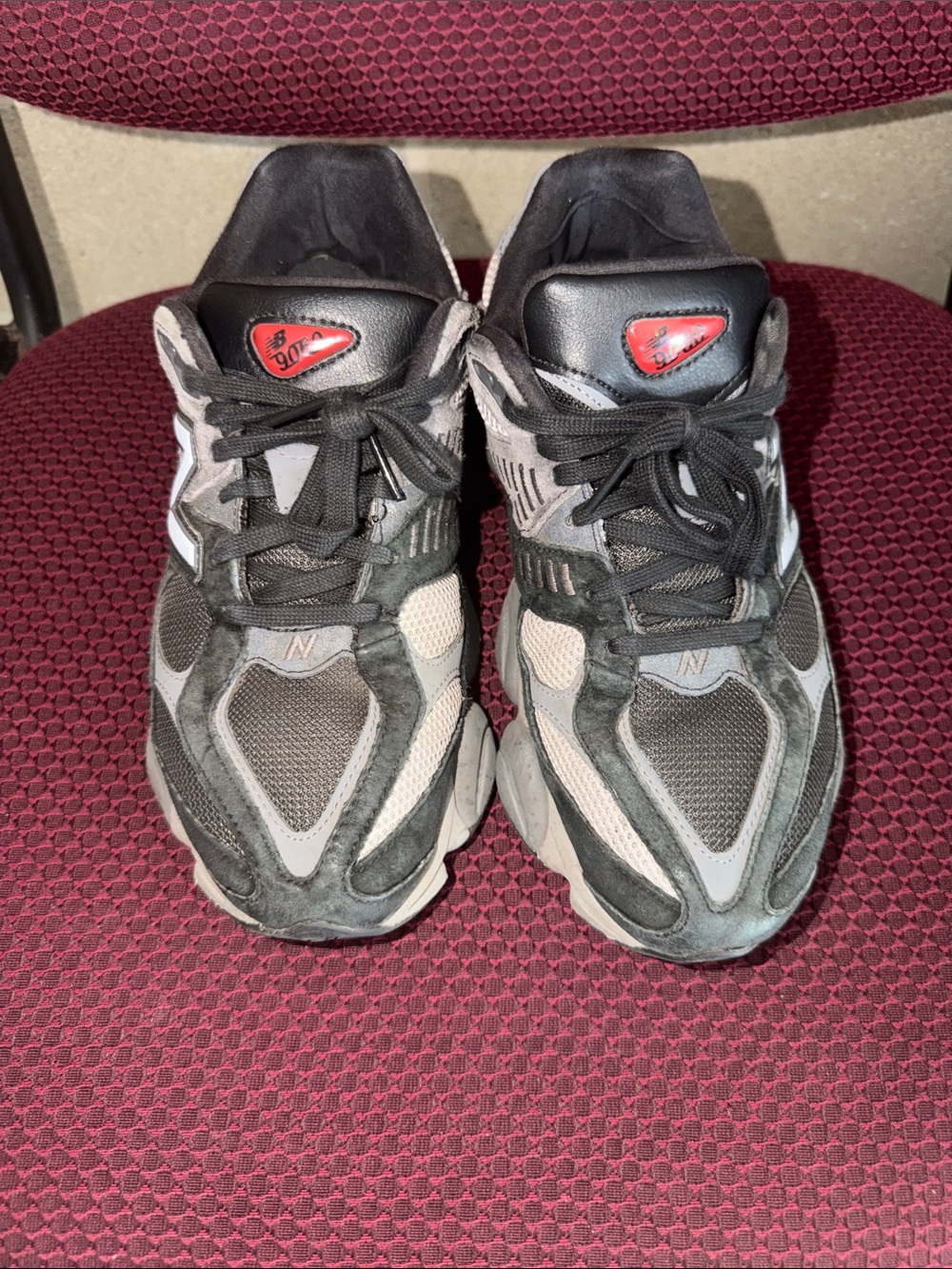 New Balance 9060 Black and Gray Running Sneakers